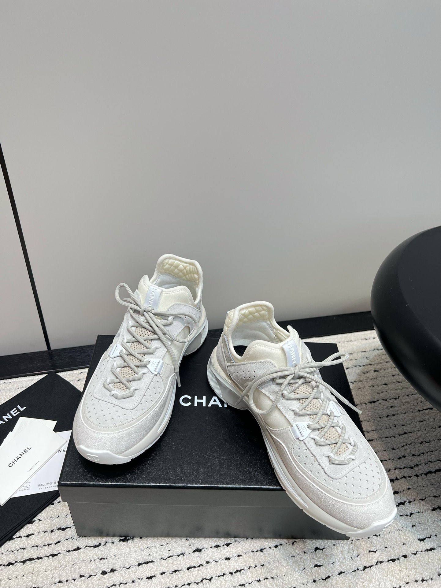Chanel Versatile Suede Sneakers