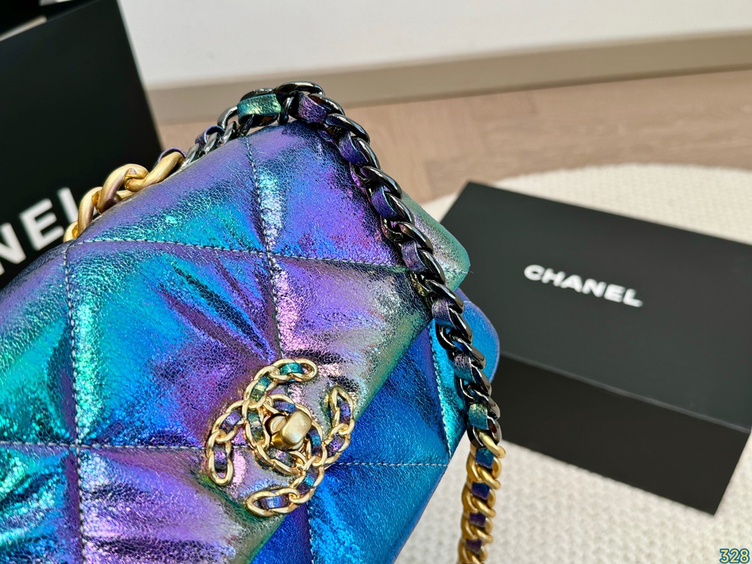 Chanel Laser-Cut Lambskin Bag