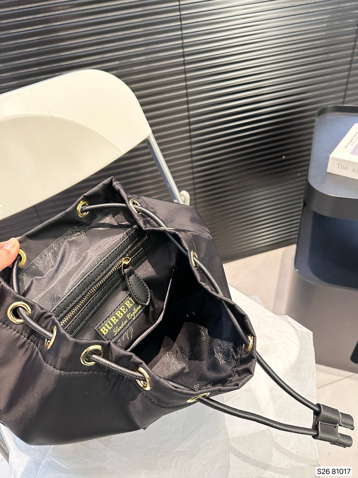 Burberry Flap-Over Backpack