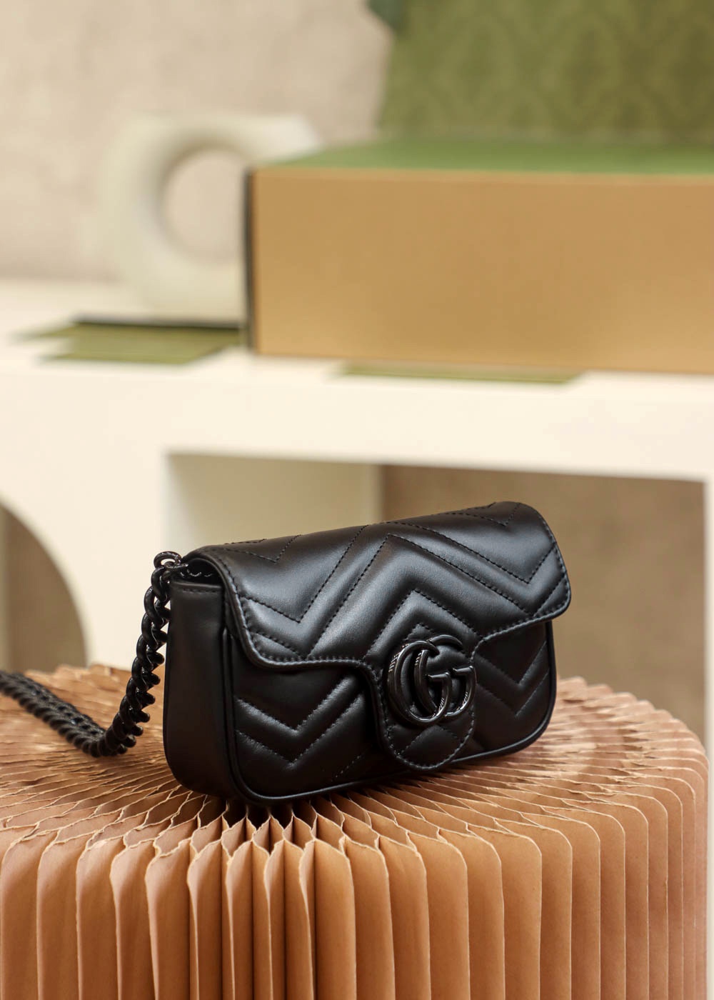 Gucci GG Marmont Sheepskin Shoulder & Crossbody Bag