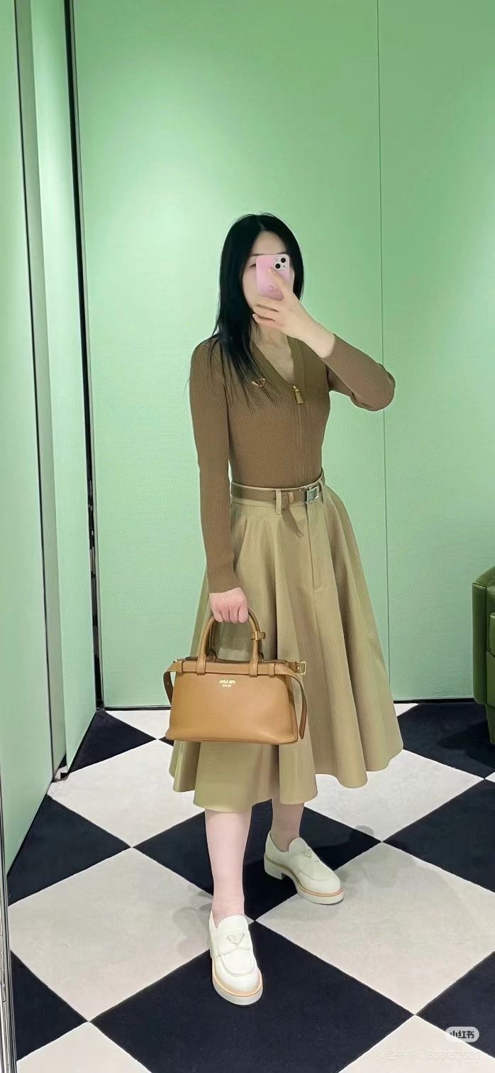 Prada DoubleBag Small Leather Handbag