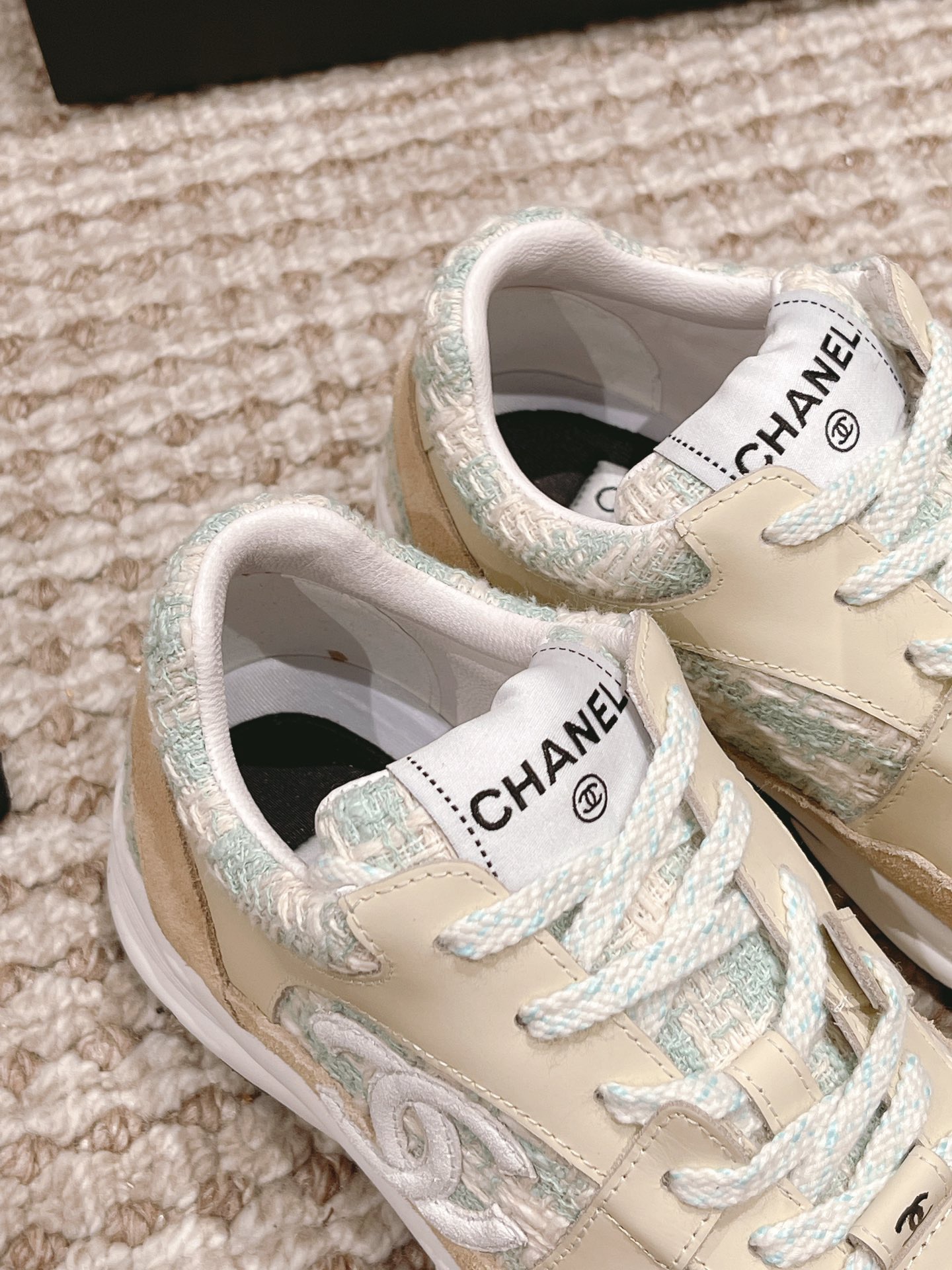 Chanel Knit Collection Sneakers