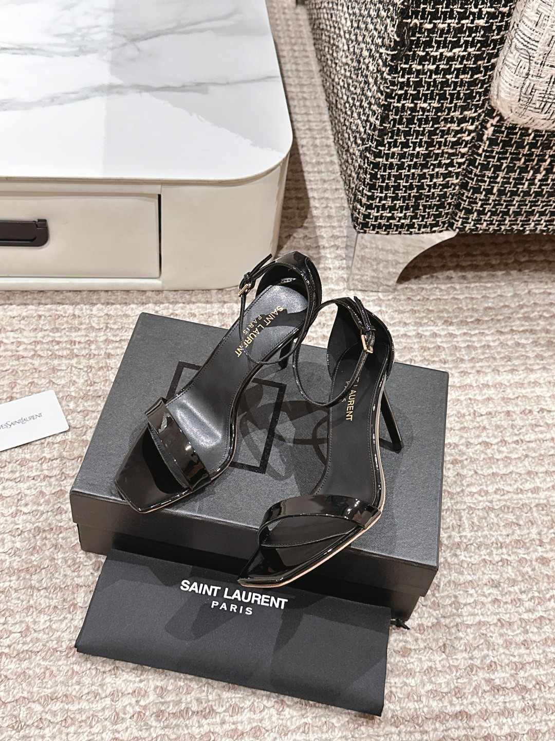 Saint Laurent Peekaboo High Heels