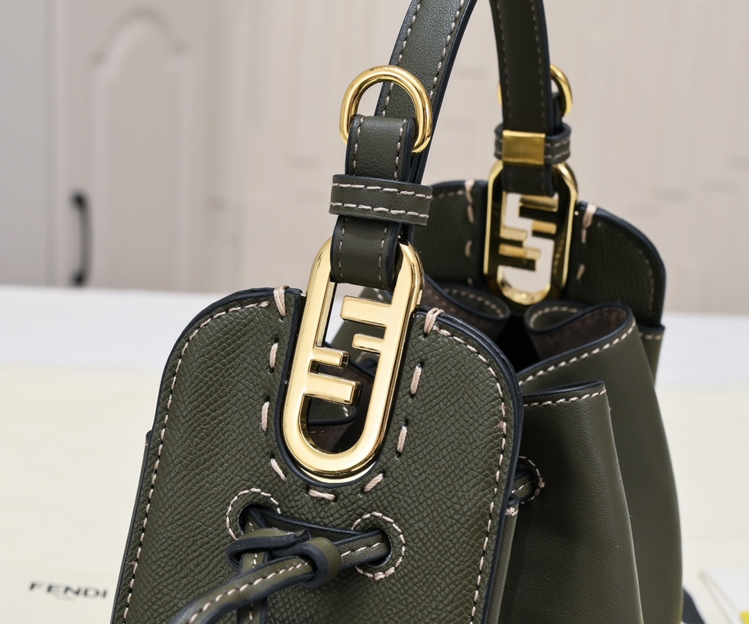 Fendi Cowhide Bucket Bag