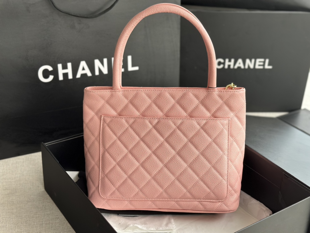 Chanel Small Grained Lambskin Large Tote Bag