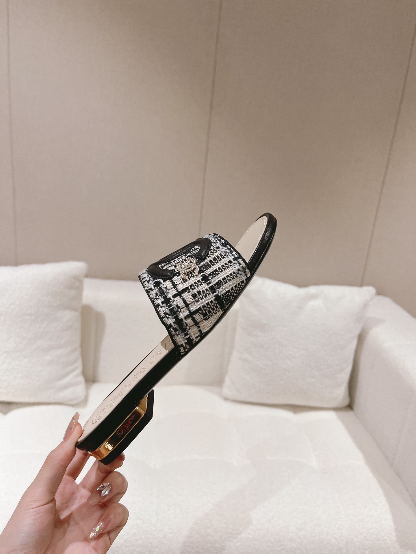 Chanel Original big brand luxury goods 1:1 high-end quality top qualityChanel explosive sandals