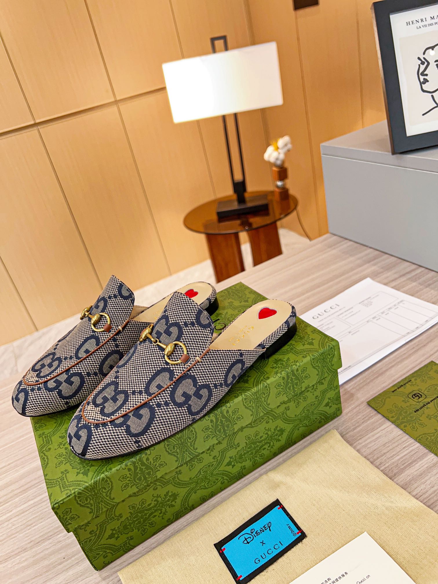 Gucci Classic Printed Mule Shoes