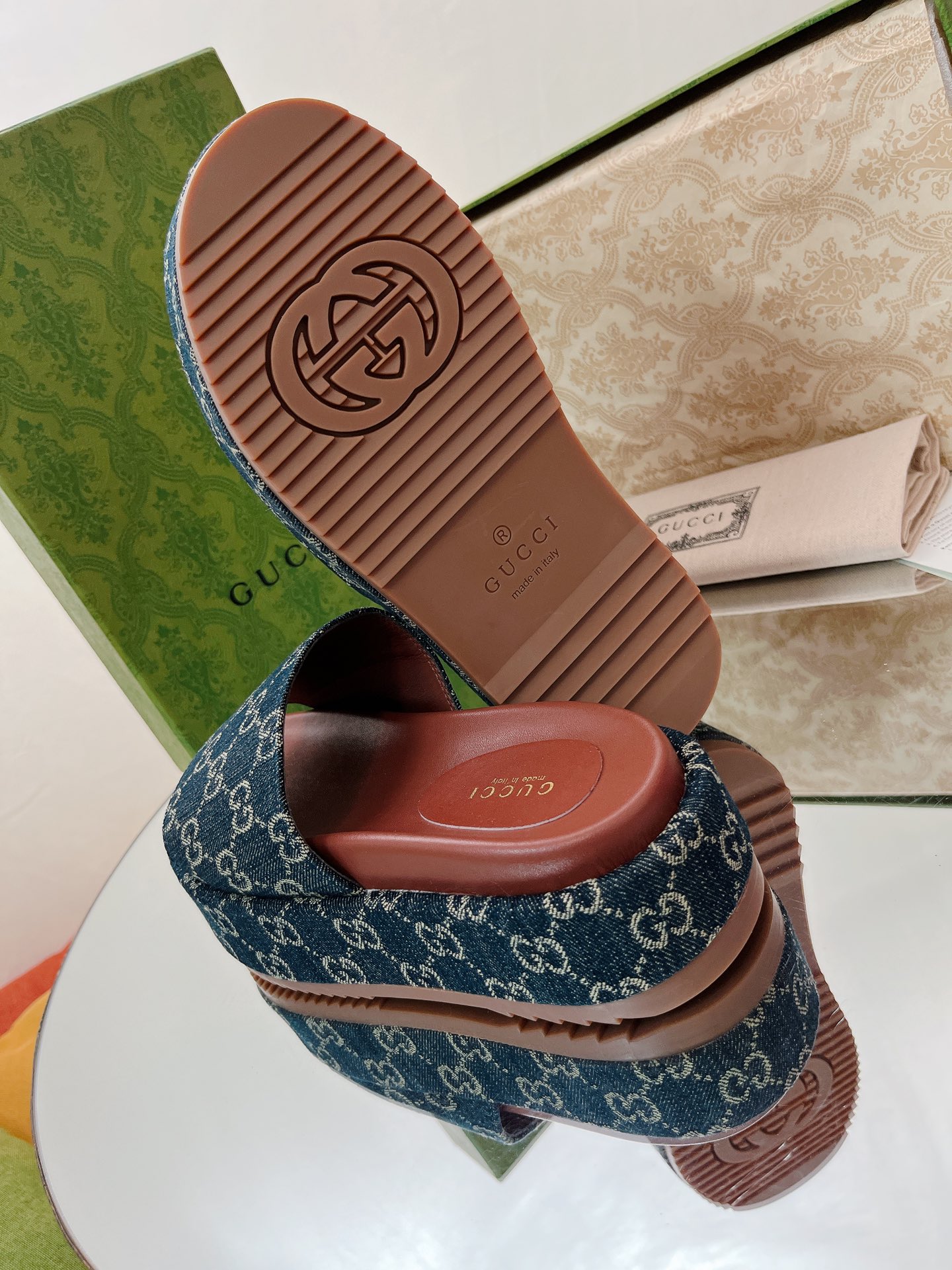 Gucci Thick-Soled Slippers