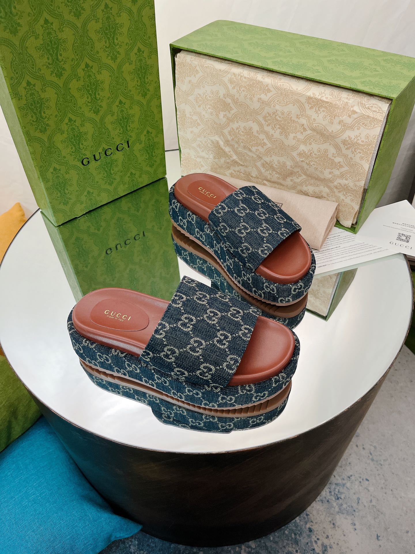 Gucci Thick-Soled Slippers