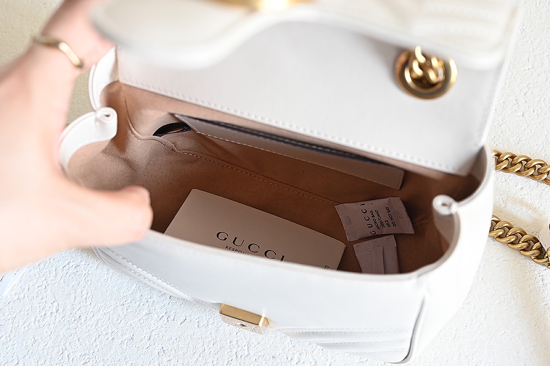 Gucci GG Marmont Sheepskin Shoulder & Crossbody Bag