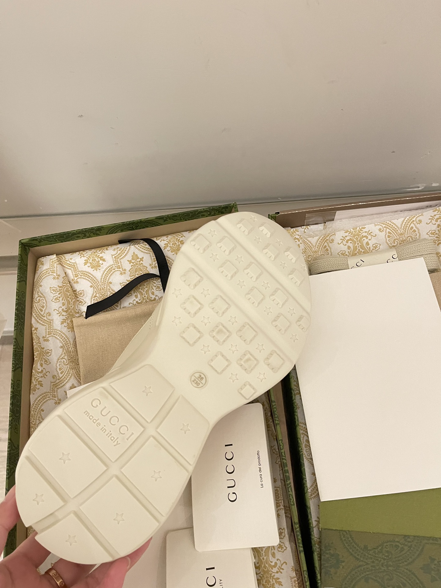 Gucci Leather Collaborative Chunky Sneakers