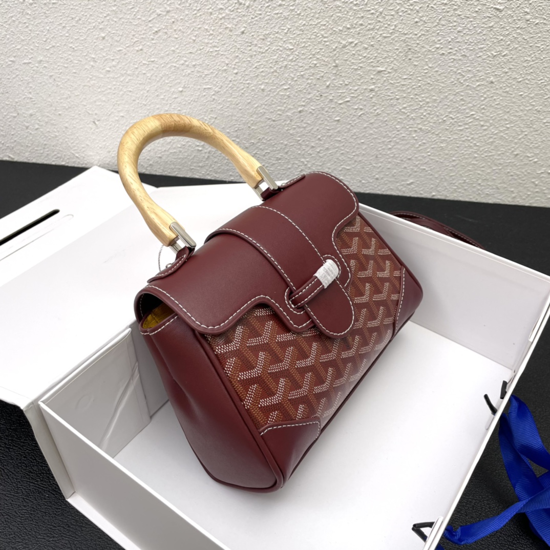 Original big brand luxury goods 1:1 high-end quality top qualityGoyard mini Saigon bagOriginal big brand luxury goods 1:1 high-end quality top original size copy