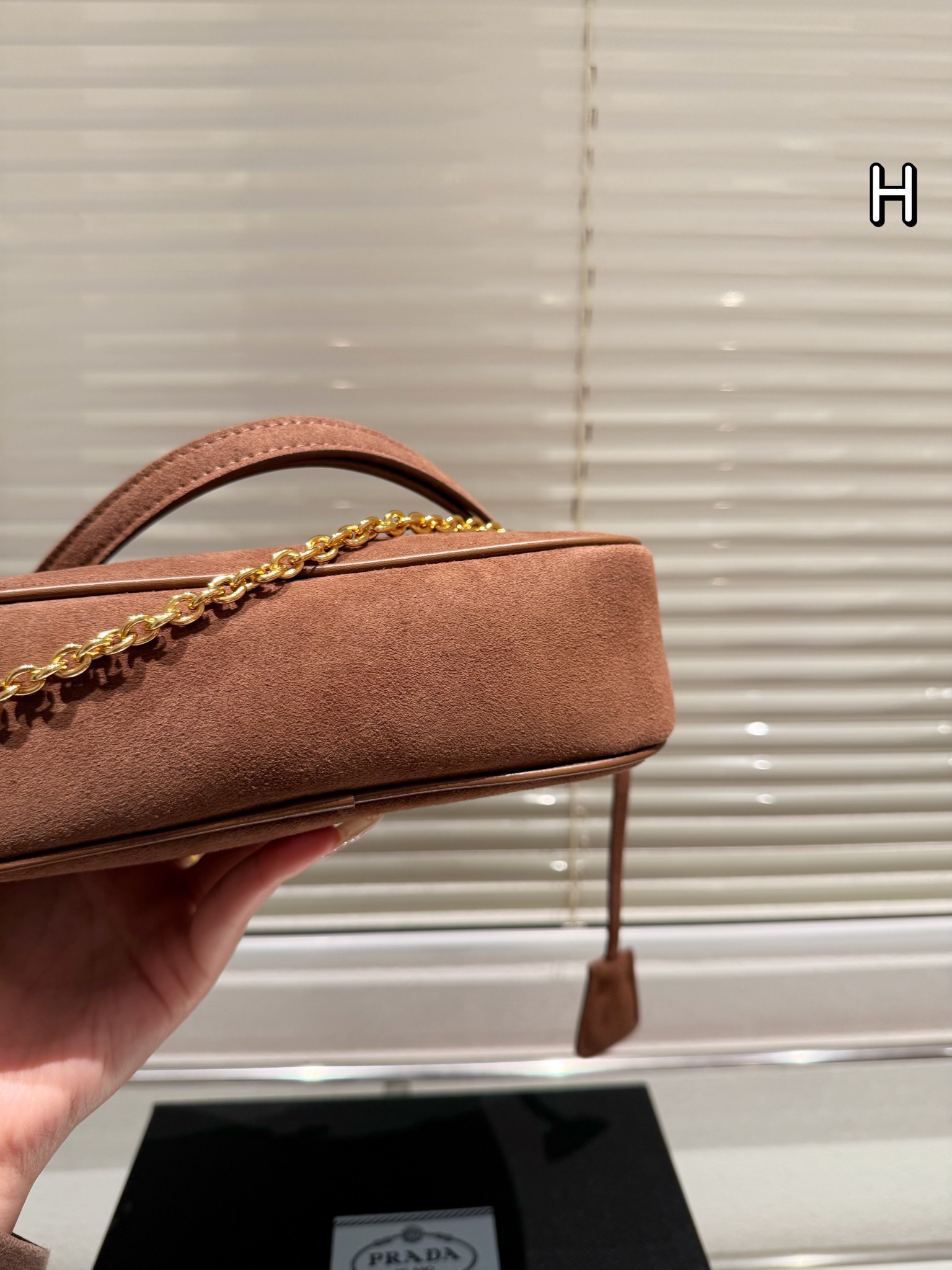 Prada Re-Edition Suede Shoulder/ Underarm Bag