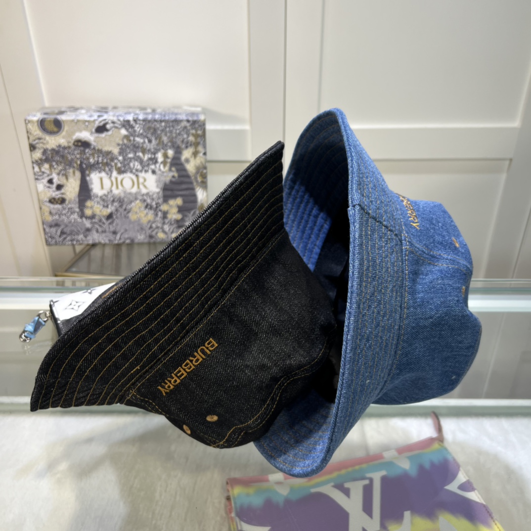 Burberry Denim Fisherman Hat