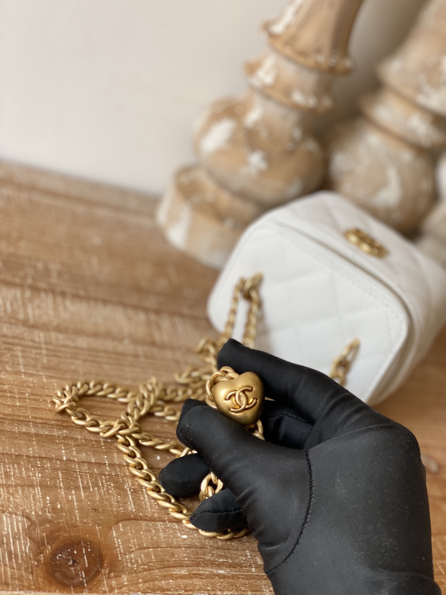 Chanel Lambskin Mini Makeup Pouch