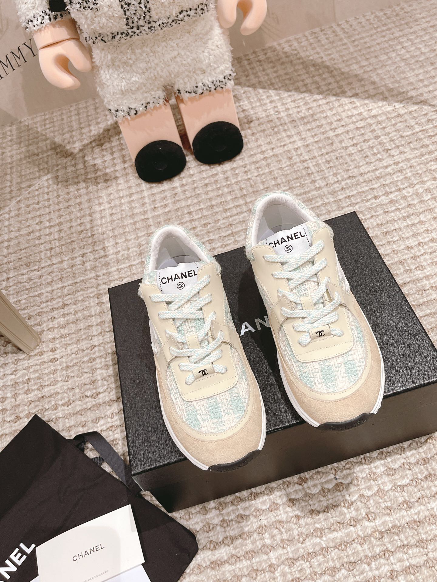 Chanel Knit Collection Sneakers