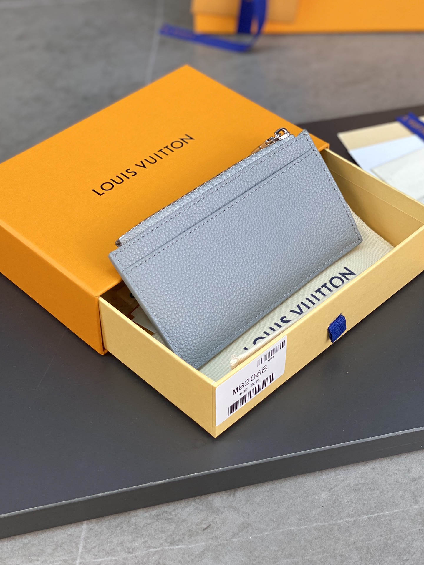 LV Leather Clutch Wallet