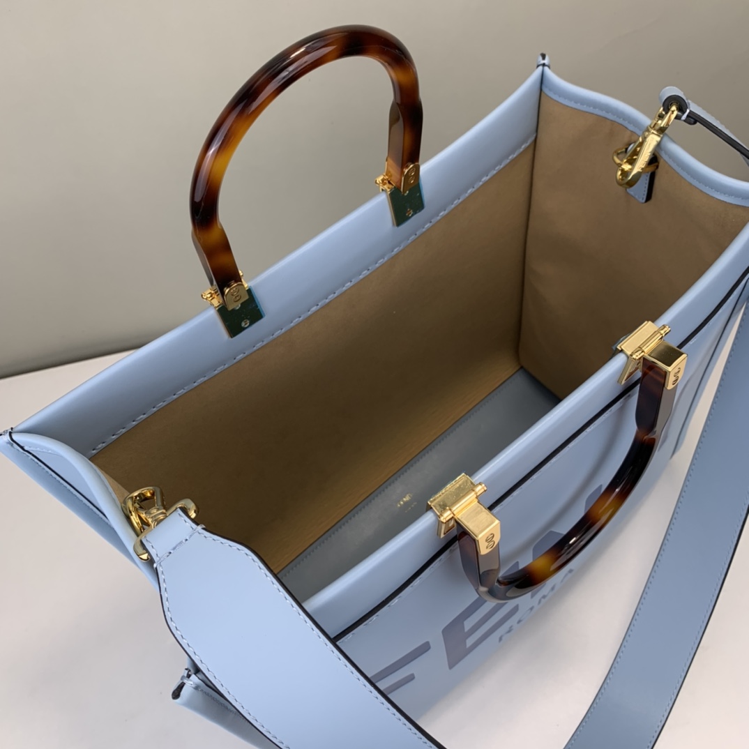 Fendi Soft Tweed Handbag Tote Bag