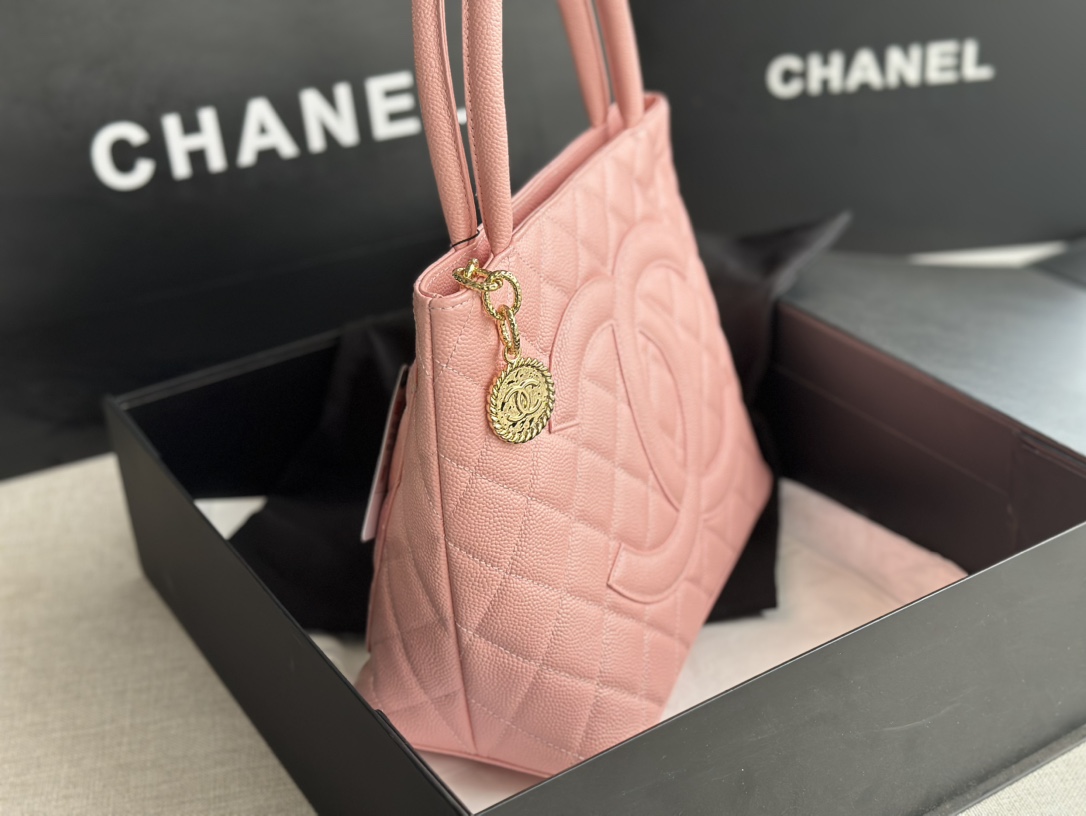 Chanel Small Grained Lambskin Large Tote Bag