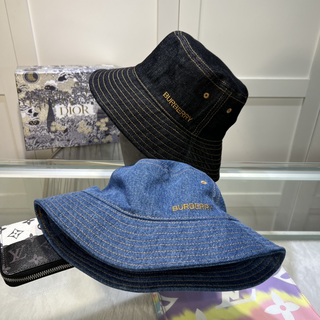 Burberry Denim Fisherman Hat
