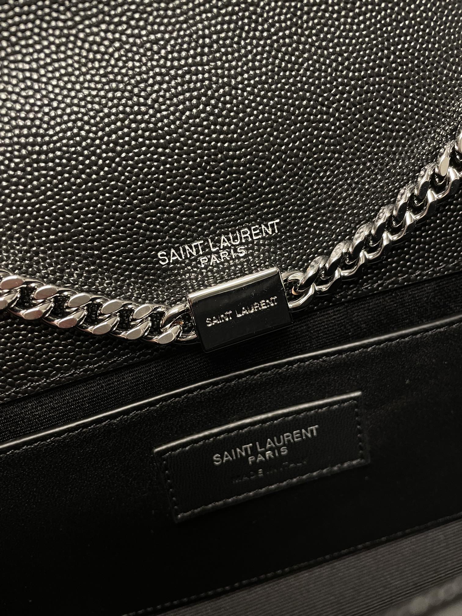 Saint Laurent Classic Chain Shoulder/Crossbody Bag for Women  in Black