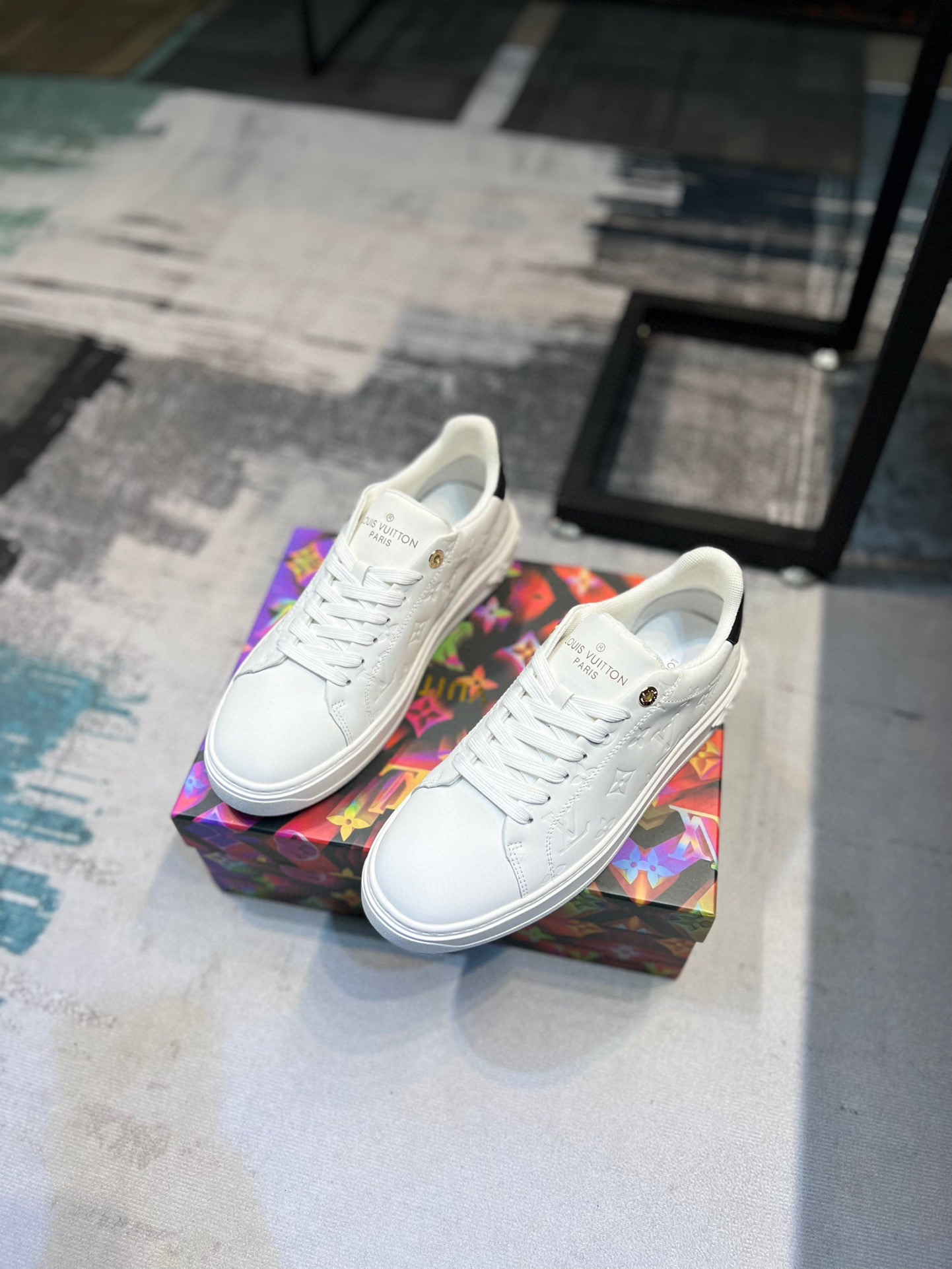 Louis Vuitton Fashionable Versatile Sneakers In White