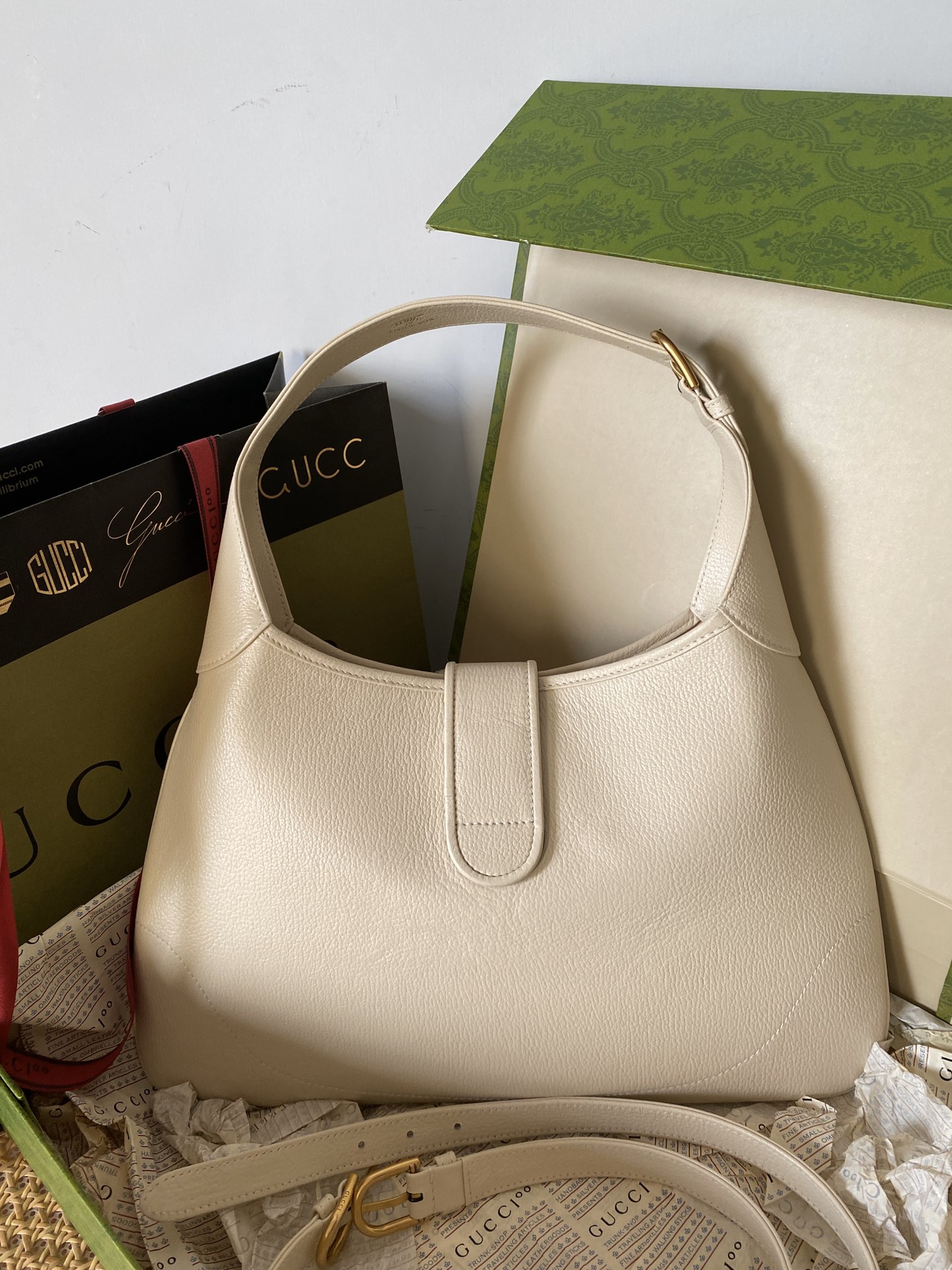 Gucci Soft Leather Underarm Bag