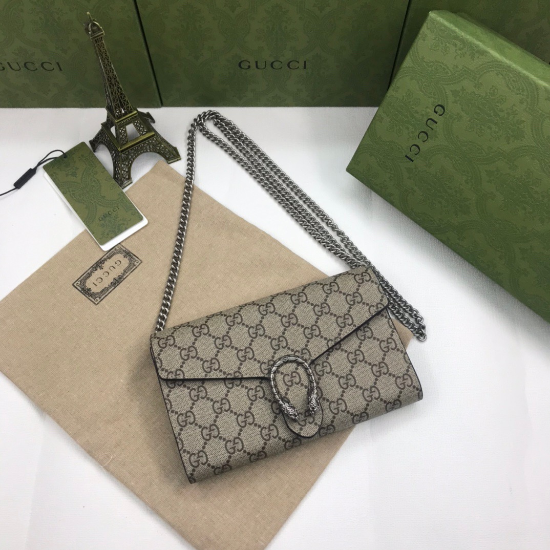 Gucci Vintage Monogram Chain Small Bag