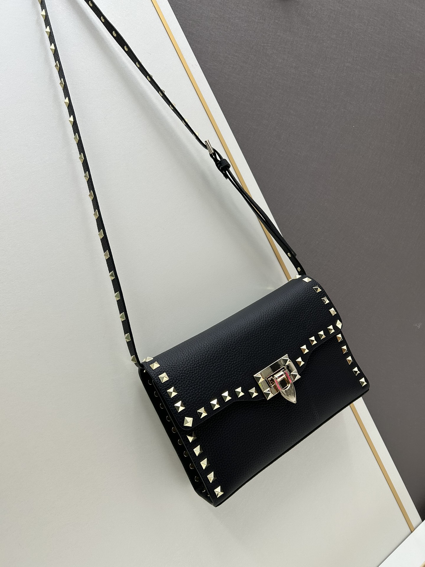Valentino Grainy Leather Crossbody & Shoulder Bag