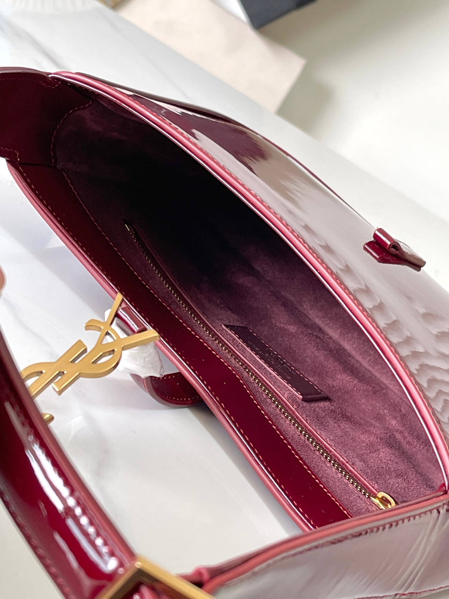 Saint Laurent LE 5 À 7 Unique Underarm Purse with Elegance