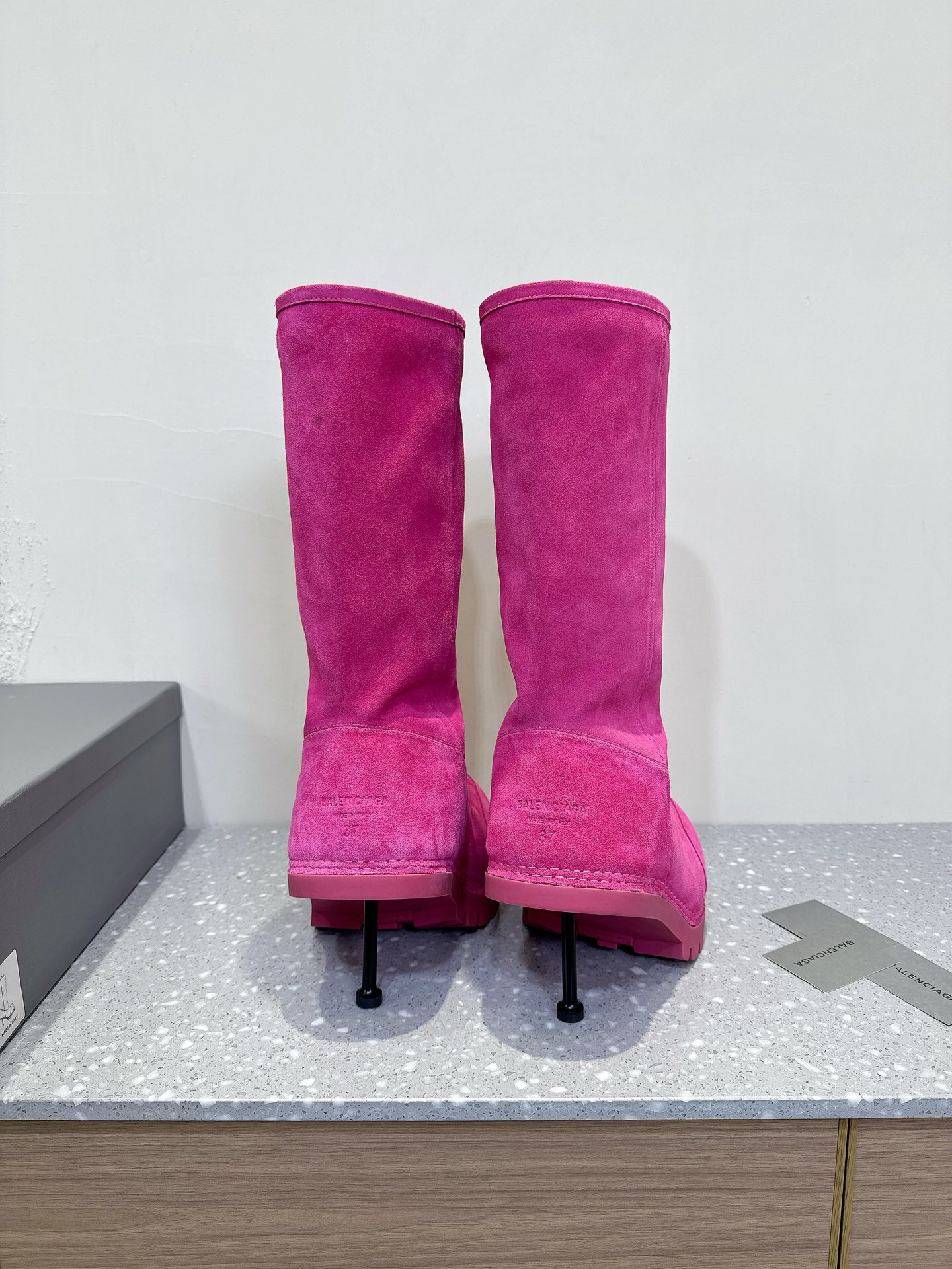 Balenciaga Oversized Toe High Heel Ski Boots