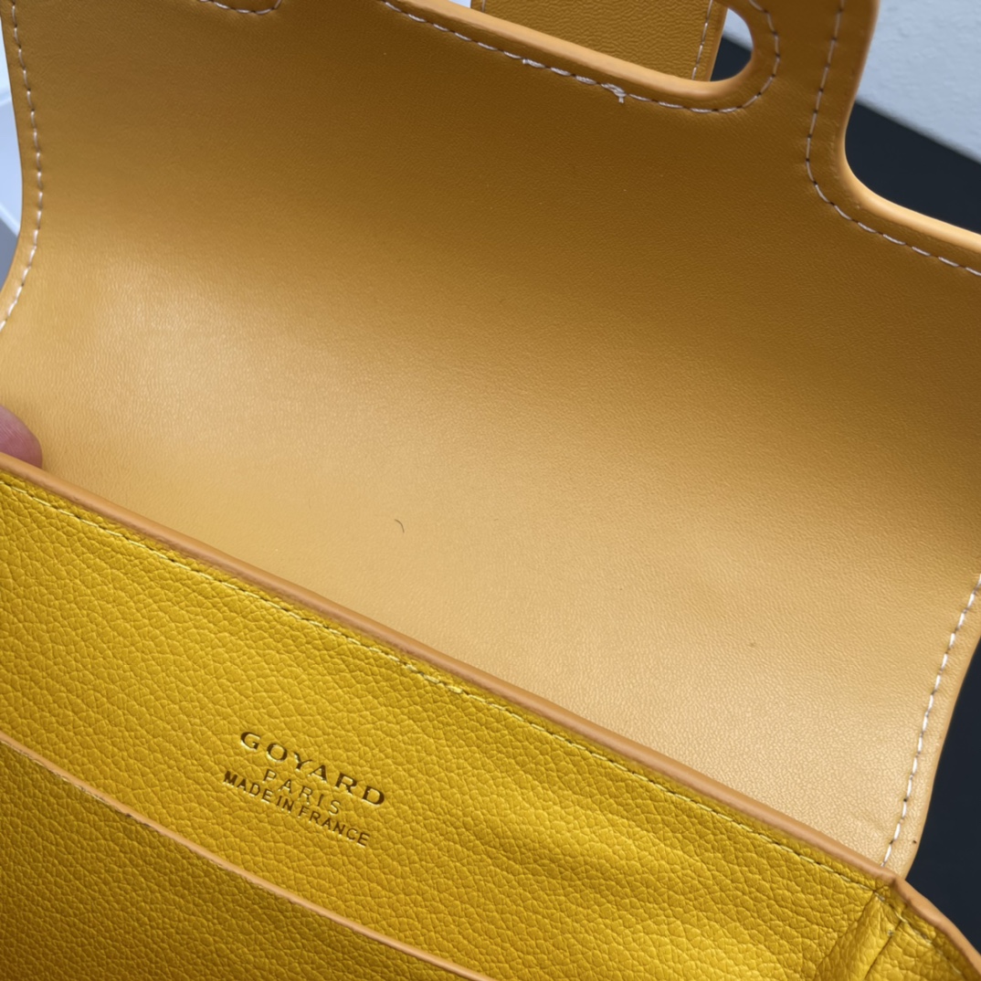 Original big brand luxury goods 1:1 high-end quality top qualityGoyard mini Saigon bagOriginal big brand luxury goods 1:1 high-end quality top original size copy