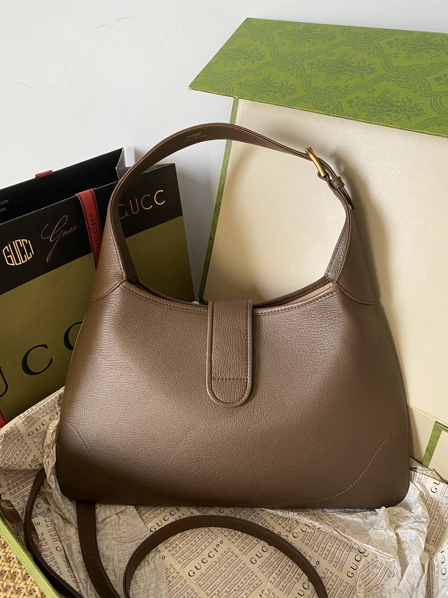 Gucci Soft Leather Underarm Bag