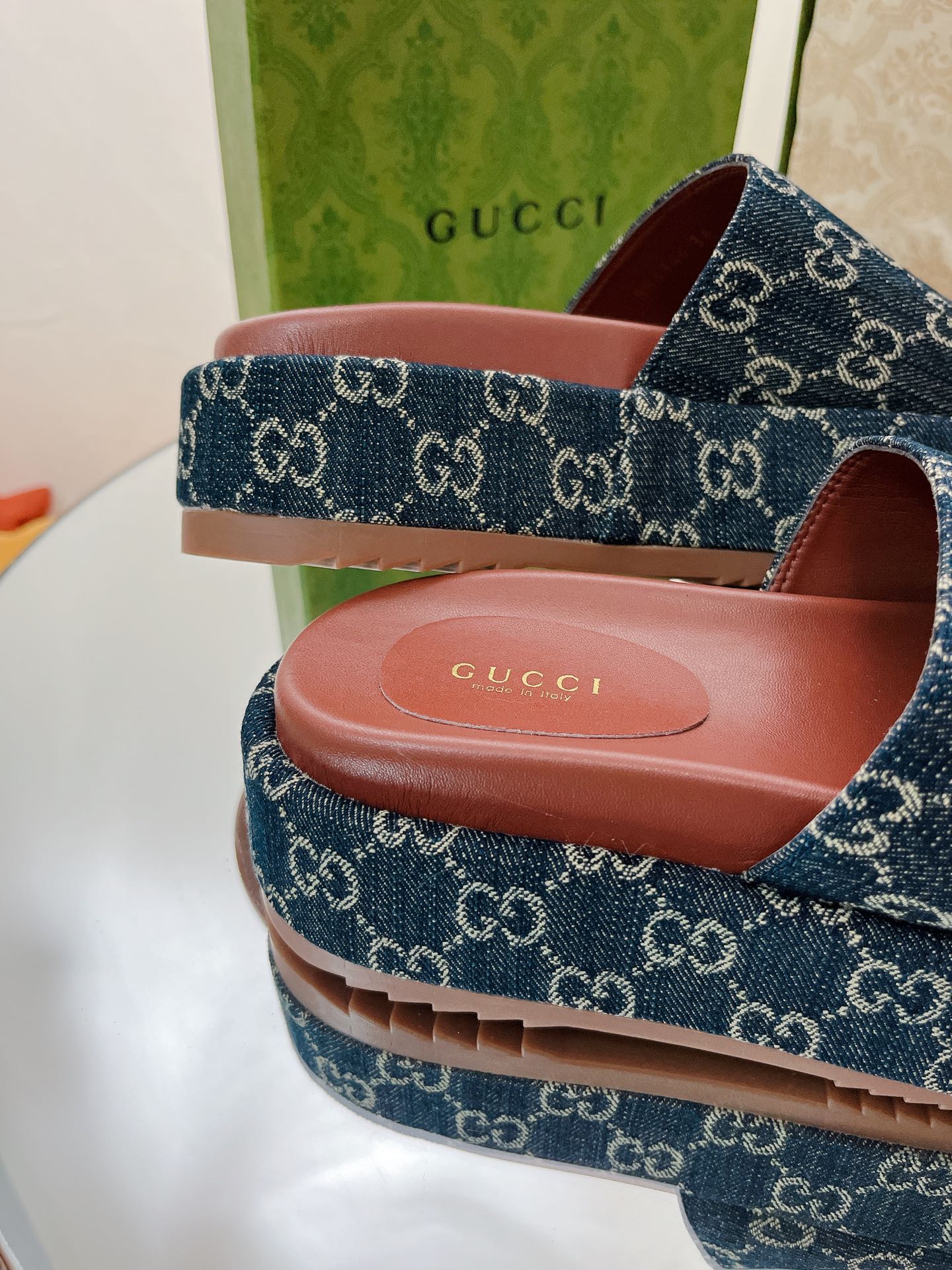 Gucci Thick-Soled Slippers