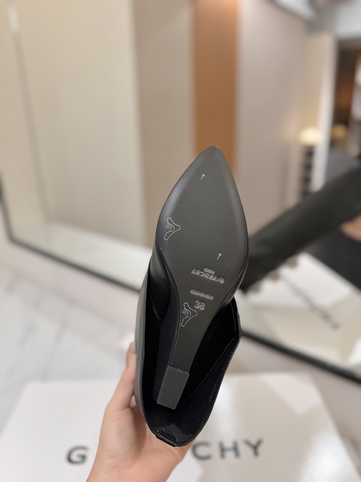 Givenchy Classic Calfskin Leather Boots