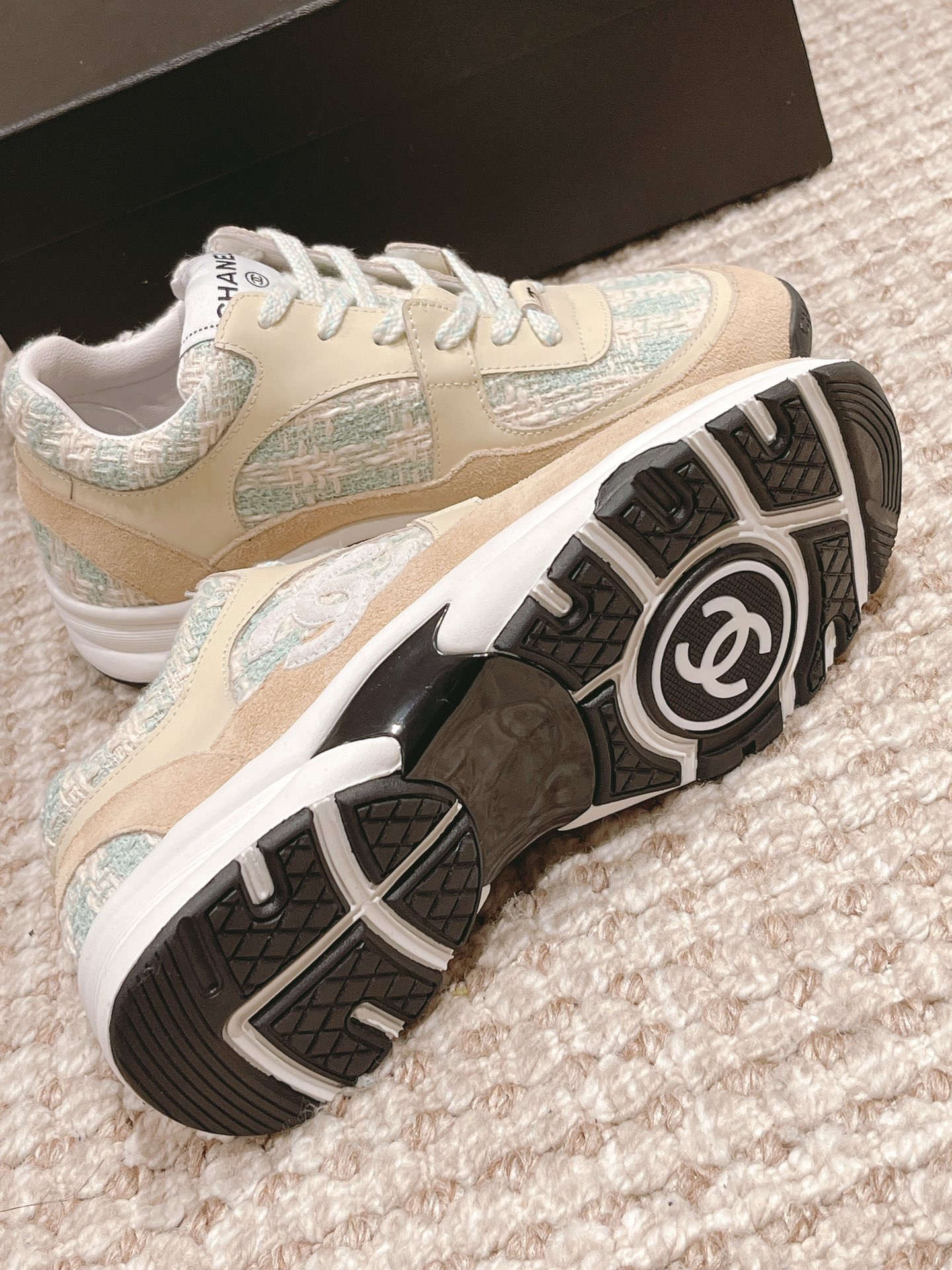 Chanel Knit Collection Sneakers