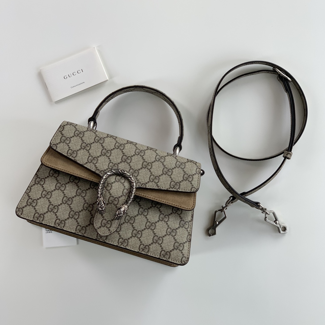 Gucci Classic Vintage-Inspired Leather Handbag
