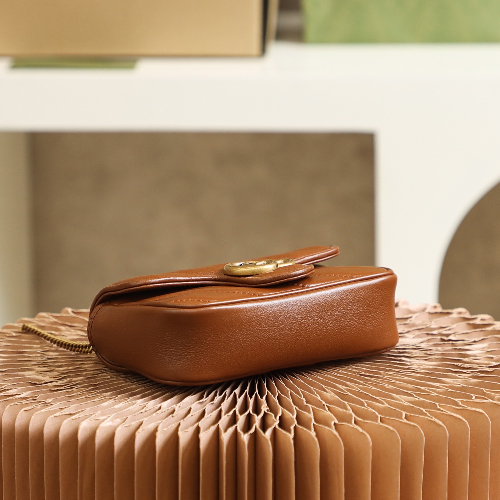 Gucci Marmont Sheepskin Shoulder & Crossbody Bag