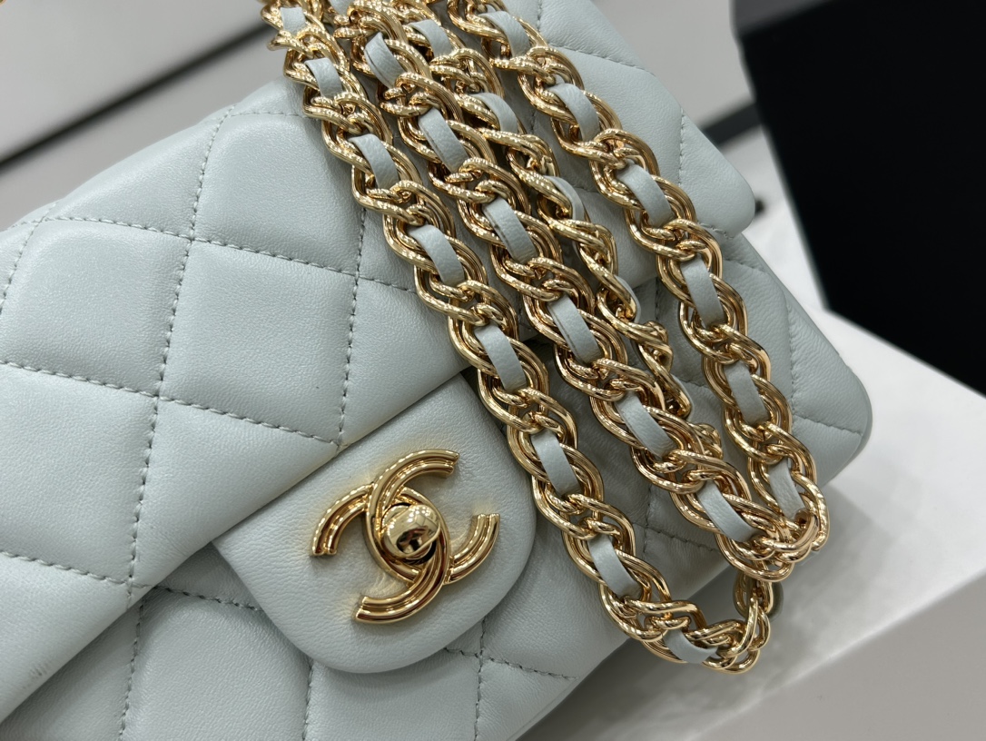 Chanel Elegant Lambskin Crossbody Bag