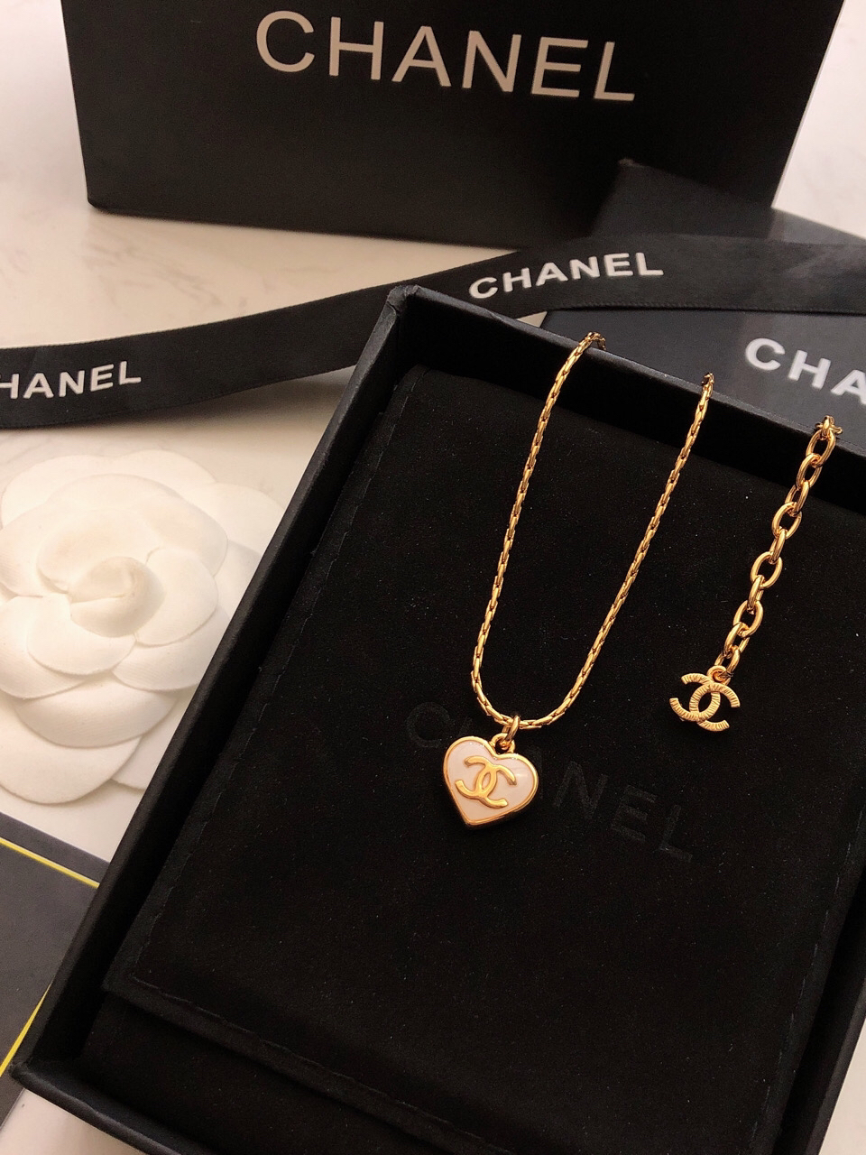 Chanel Heart Mini Necklace
