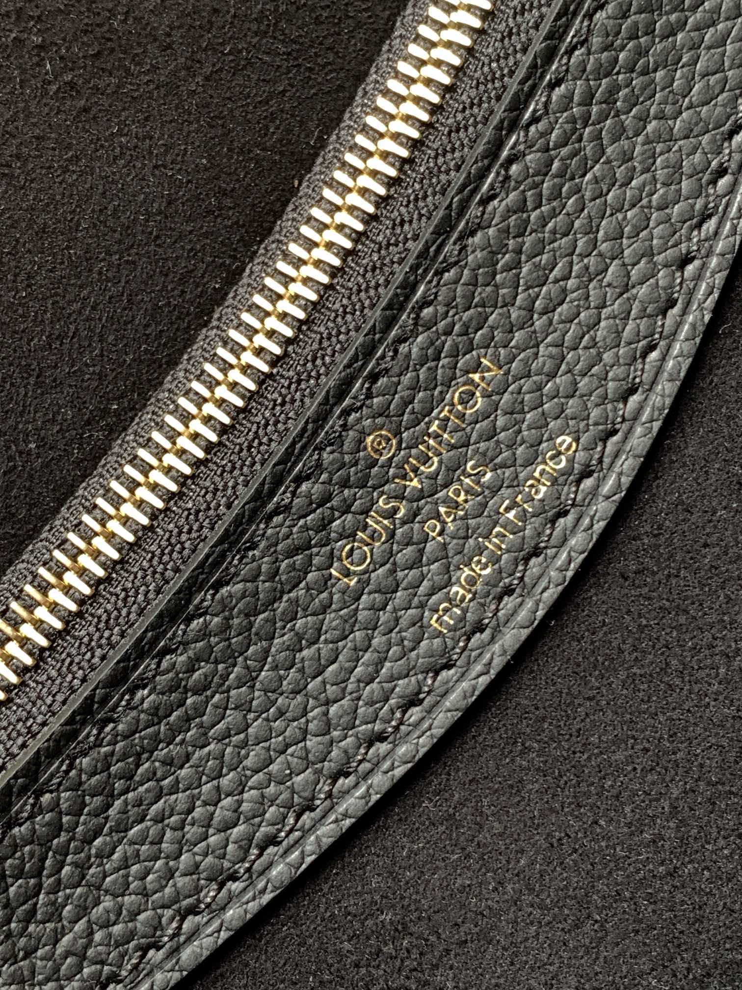 LV Diane Embossed Leather Handbag
