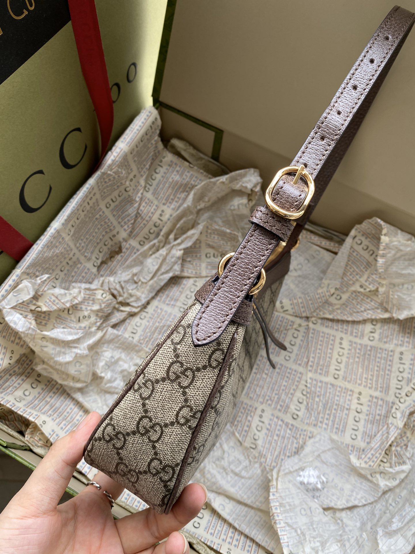Gucci Classic Monogram Underarm Bag