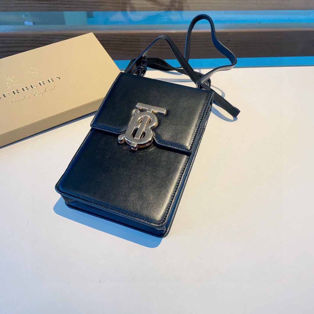 Burberry Leather Mini Crossbody Bag