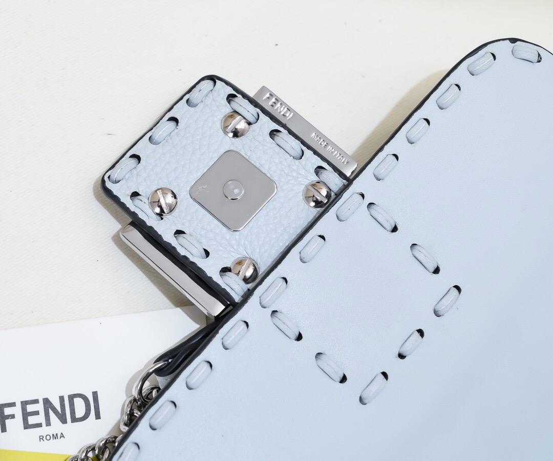 Fendi Cuoio Romano First-Layer Cowhide Flap Bag