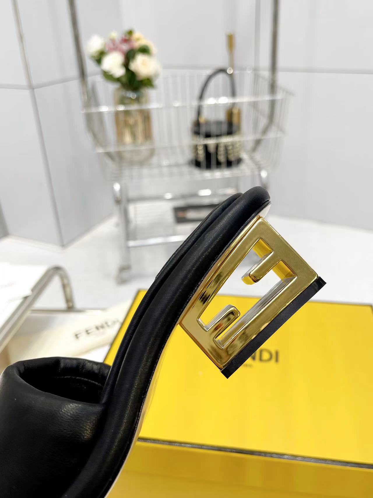 FENDI Water Platform Slippers