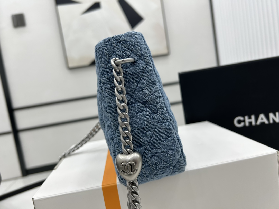 Chanel Denim Chain Bag