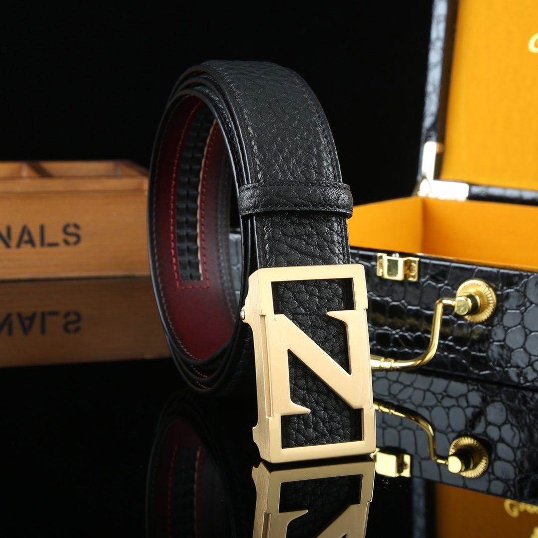 Z Logo Leather Belt