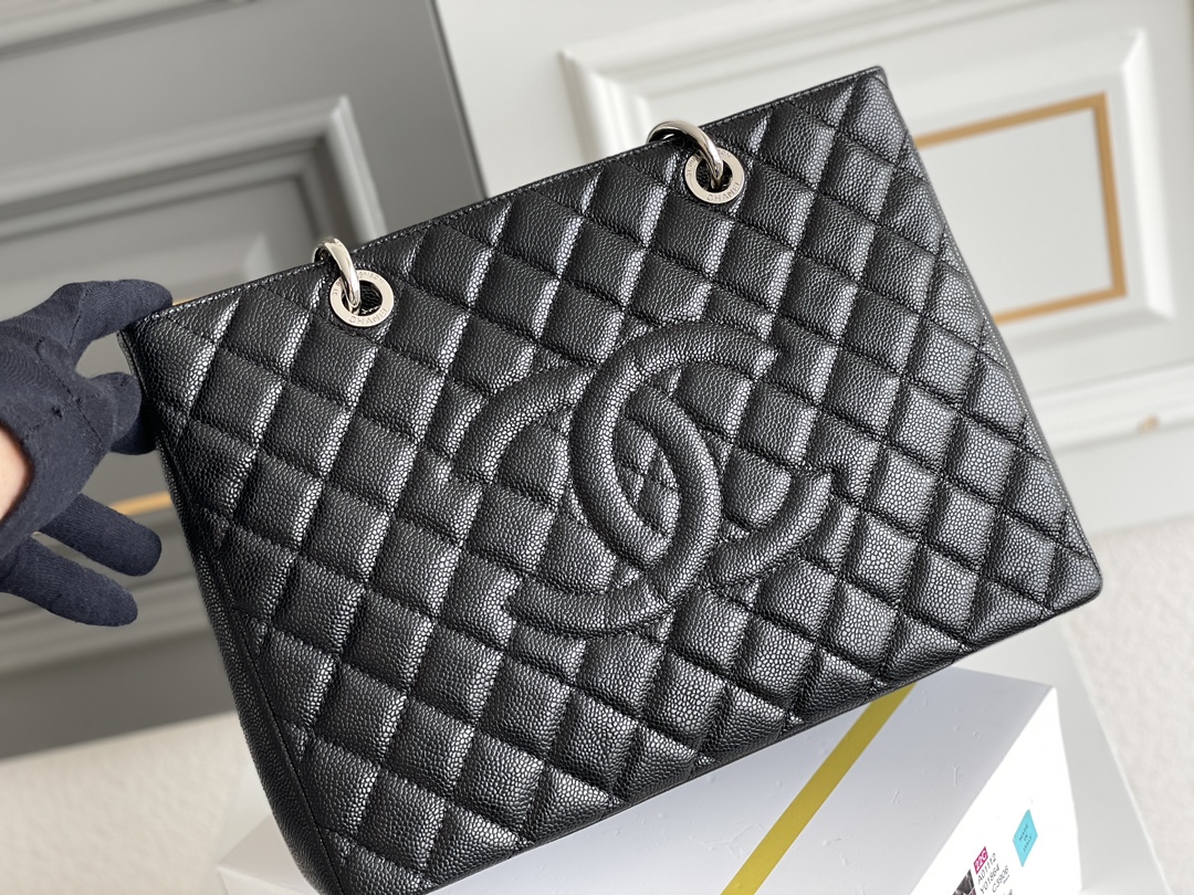 Chanel Small Grained Lambskin Large Tote Bag