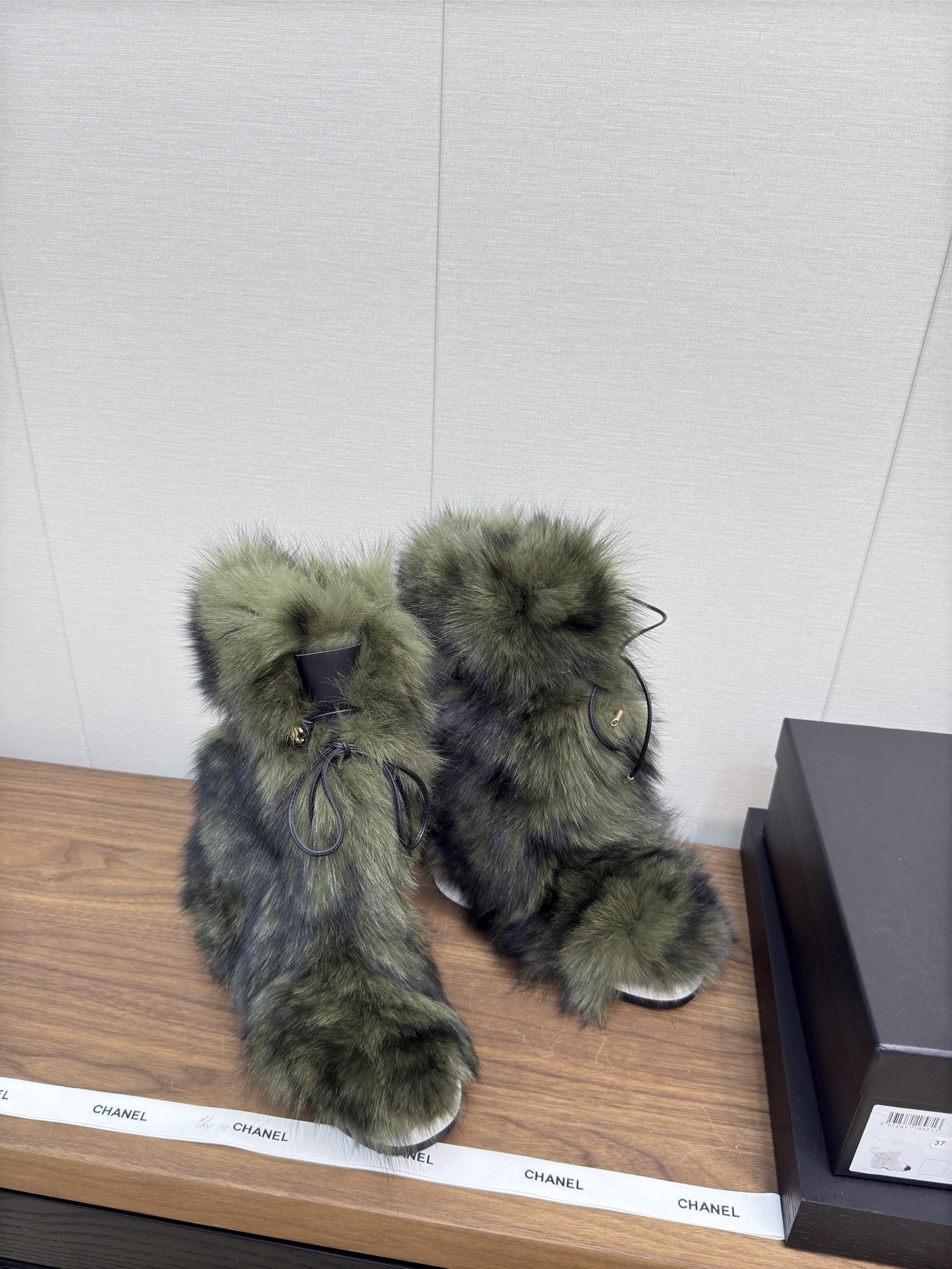 Chanel Furry Boots