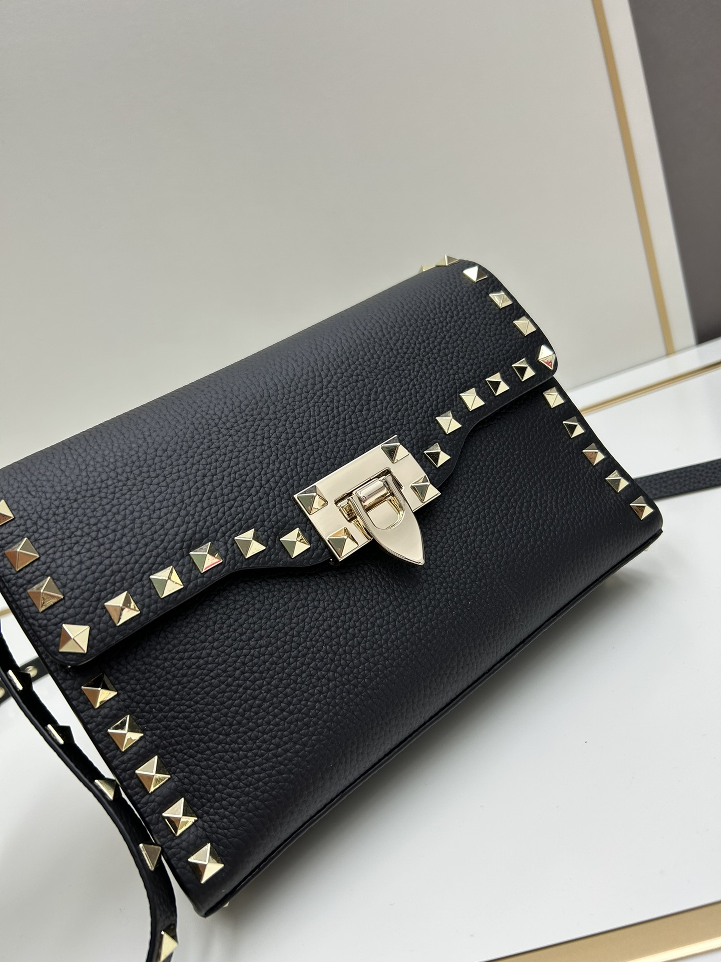Valentino Grainy Leather Crossbody & Shoulder Bag